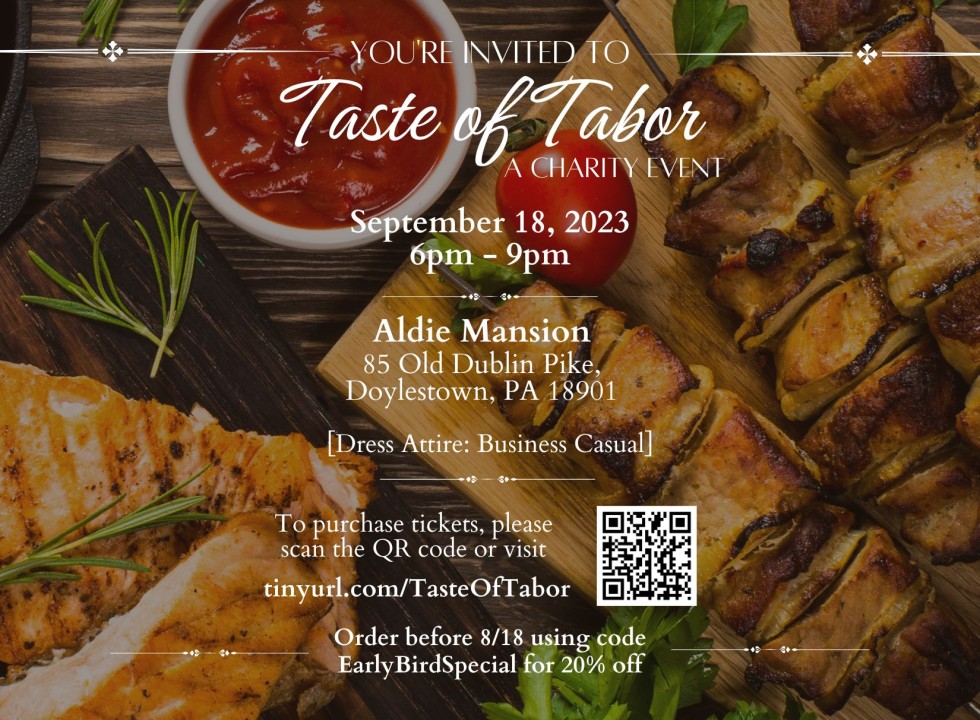 "You're Invited to Taste of Tabor"
